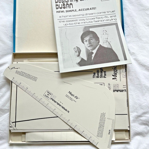 AFI The New Magic-Fit Sewing Master Pattern for Pants Designers Vtg 80s Uncut - Picture 3 of 4